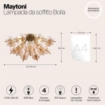 Потолочная люстра Maytoni Bolla MOD133CL-04BS