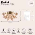 Потолочная люстра Maytoni Bolla MOD133CL-04BS