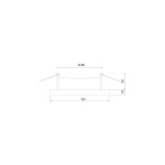 Встраиваемый светильник Elektrostandard 124 MR16 белый/серебро a053357