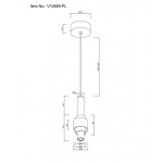 Подвесной светодиодный светильник Moderli Elsa V10859-PL