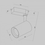 Трековый светильник Maytoni Technical Vuoro TR003-1-10W3K-M-B