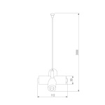 Подвесной комплект с питанием Elektrostandard Module System 85190/00 a066187