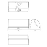 Уличный нвстенный светодиодный светильник Escada 30002W/01LED WH