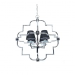 Подвесная люстра Lumina Deco Baltimore LDP 8020-4 CHR+BK