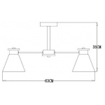 Потолочная люстра Arte Lamp Tyler A1031PL-5WH