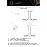Подвесной светильник Aployt Brynia APL.307.03.02