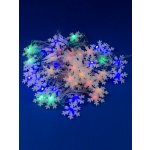 Светодиодная гирлянда Uniel Снежинки 220V разноцветный ULD-S0700-050/DTA MULTI IP20 SNOWFLAKES-3 07936