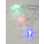 Светодиодная гирлянда Uniel Снежинки 220V разноцветный ULD-S0700-050/DTA MULTI IP20 SNOWFLAKES-3 07936