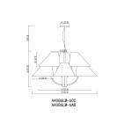 Подвесная люстра Arte Lamp Rondo A4086LM-6AB