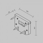 Заглушка Maytoni Technical Exility TRA034D-EC-422B