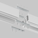 Комплект прямых соединителей Maytoni Technical Exility Busbar (4 шт) TRA034D-C-42S