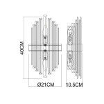 Настенный светильник Arte Lamp Fedelta A1068AP-2CC