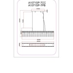 Подвесной светильник Arte Lamp Mayotte A1071SP-7CC