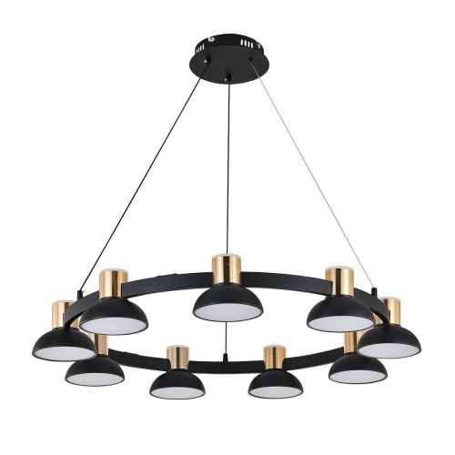 Подвесная светодиодная люстра Indigo Traforo 11059/9P Black V000183L