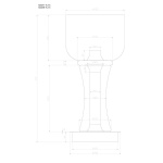 Настольная лампа Divinare Volturn 1243/06 TL-15