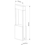 Уличный светодиодный светильник Deko-Light Chertan 733043