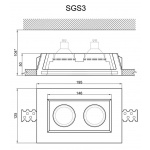 Встраиваемый светильник Artpole SGS3
