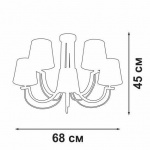 Потолочная люстра Vitaluce V3075-9/5PL