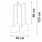 Подвесная люстра Vitaluce V3089/4S