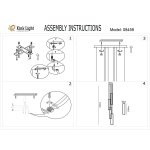 Подвесная светодиодная люстра Kink Light Алони 08459-4A,19
