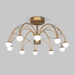 Потолочная светодиодная люстра Eurosvet Ragno 90031/10 LED золото