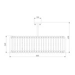 Потолочная люстра Bogates Castellie 361/8