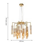 Подвесная люстра Favourite Orgel 4500-15P