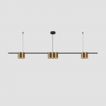 Подвесная люстра Denkirs Orbit DK4063-BK+SG