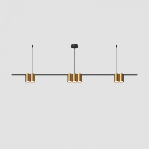 Подвесная люстра Denkirs Orbit DK4063-BK+SG