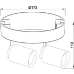 Накладной светильник Deko-Light Librae Round II 348173