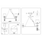 Подвесная люстра Ambrella Light High Light Classic LH71293