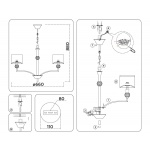 Подвесная люстра Ambrella Light High Light Classic LH71131