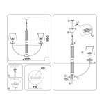 Подвесная люстра Ambrella Light High Light Classic LH71251