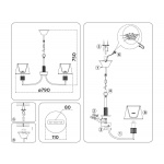 Подвесная люстра Ambrella Light High Light Classic LH71217