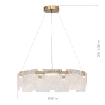 Подвесной светодиодный светильник ST Luce Voile SL6021.203.54