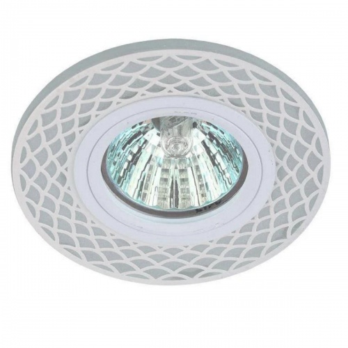 Встраиваемый светильник ЭРА с подсветкой DK LD40 WH/WH /1 Б0048937