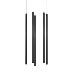 L5T747337 Люстра TUBO LED 25W 1500LM 25G ЧЕРНЫЙ 3000K