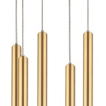 L8T747443 Люстра TUBO LED 40W 2560LM 25G ЗОЛОТО 4000K