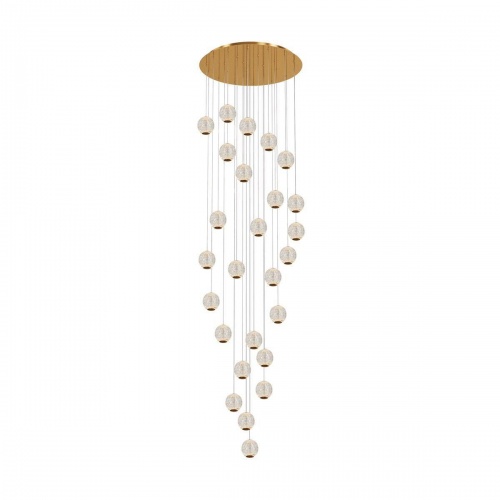 Подвесная светодиодная люстра Maytoni Sapphire MOD293PL-L140BS3K