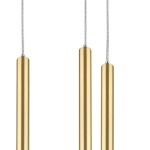 L5T747343 Люстра TUBO LED 25W 1600LM 25G ЗОЛОТО 4000K