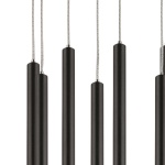 L8T747437 Люстра TUBO LED 40W 2400LM 25G ЧЕРНЫЙ 3000K