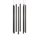 L8T747337 Люстра TUBO LED 40W 2400LM 25G ЧЕРНЫЙ 3000K