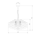 Подвесная люстра Eurosvet Sandra 00000065834