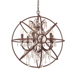 Подвесная люстра Loft IT Foucaults Orb Crystal Loft1897/6
