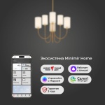 Подвесная люстра Eurosvet Abbey 60164/6 латунь Smart