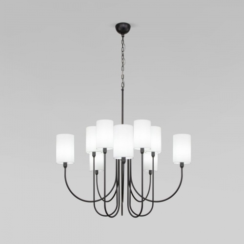 Подвесная люстра Eurosvet Abbey 60164/10 черный Smart