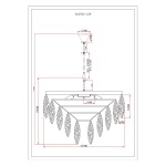 Подвесная люстра Moderli Souls V10783-12P