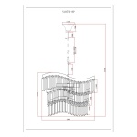 Подвесная люстра Moderli Wave V10773-8P