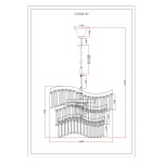 Подвесная люстра Moderli Wave V10768-8P