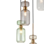 Подвесная люстра Escada Gloss 1141/5S CL/BG/GN/SM/AM